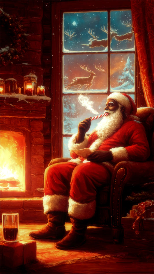 Santa’s Candy Candle
